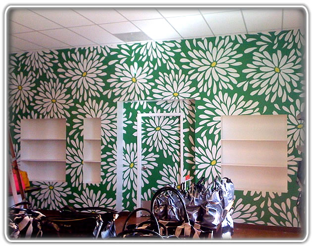custom mural installation